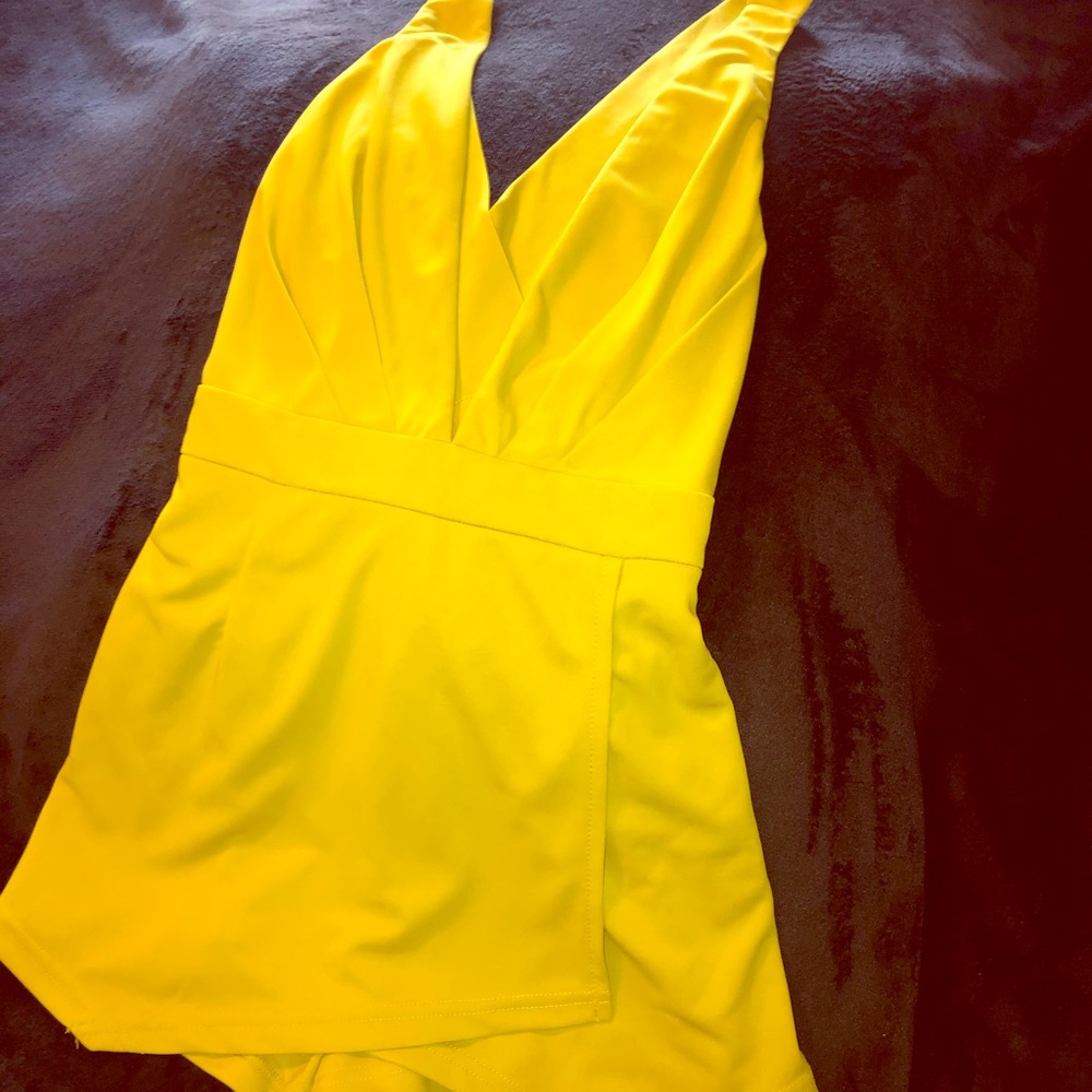 Lime green Romper